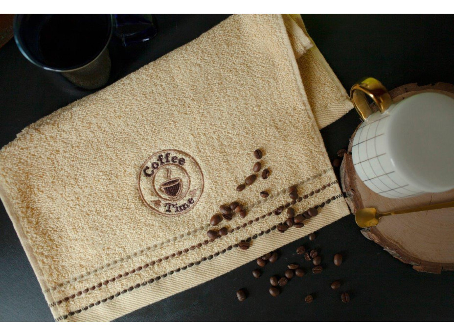 Sada kuchynských uterákov 30x50 cm (3 kusy) - COFFEE