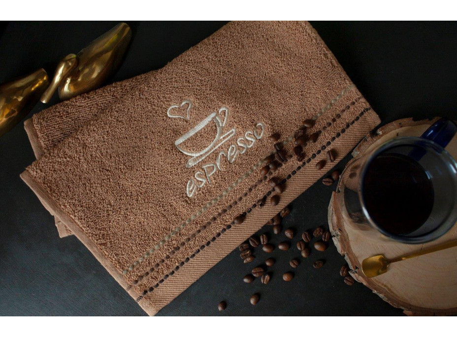 Sada kuchynských uterákov 30x50 cm (3 kusy) - COFFEE
