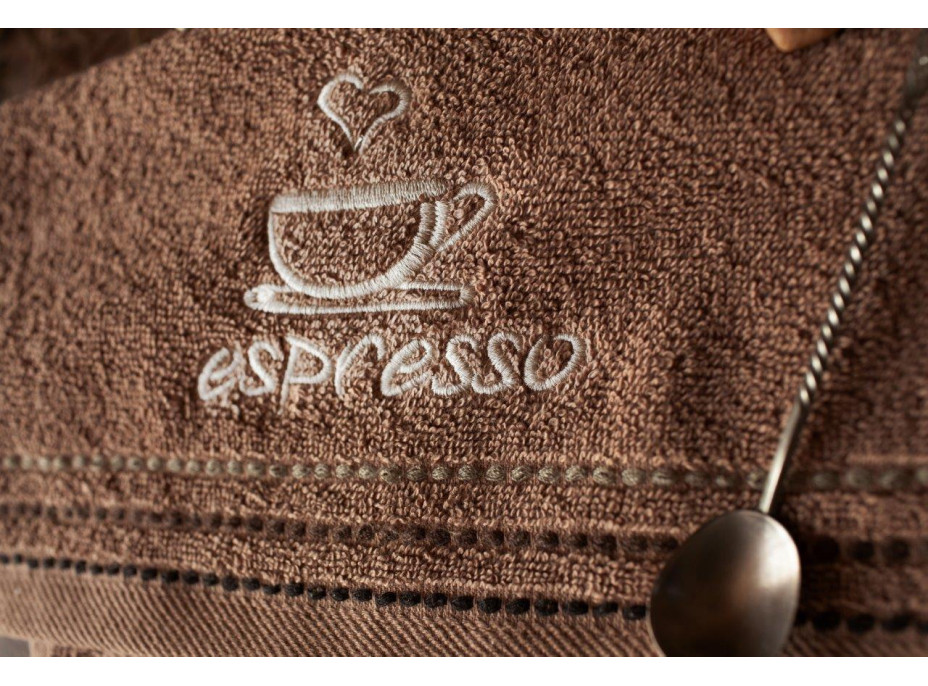 Sada kuchynských uterákov 30x50 cm (3 kusy) - COFFEE