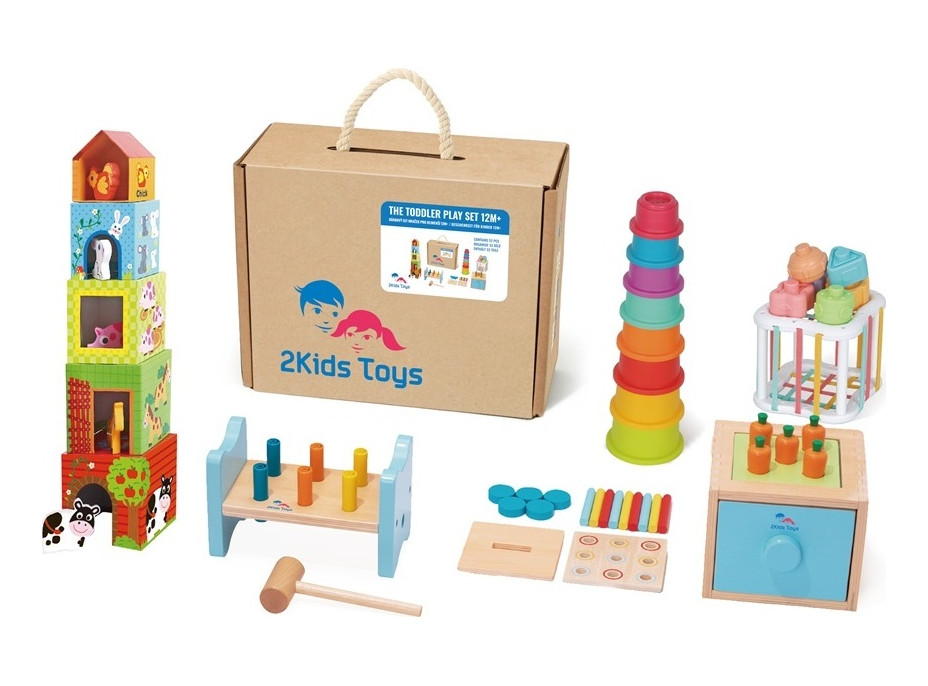 2Kids Toys Darčekový set hračiek pre najmenších 12m+