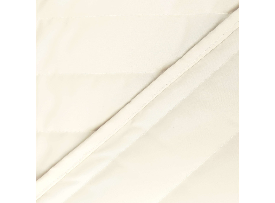 Závesná hojdacia sieť LUMO PREMIUM DUO prešívaná - 200x140 cm - ecru