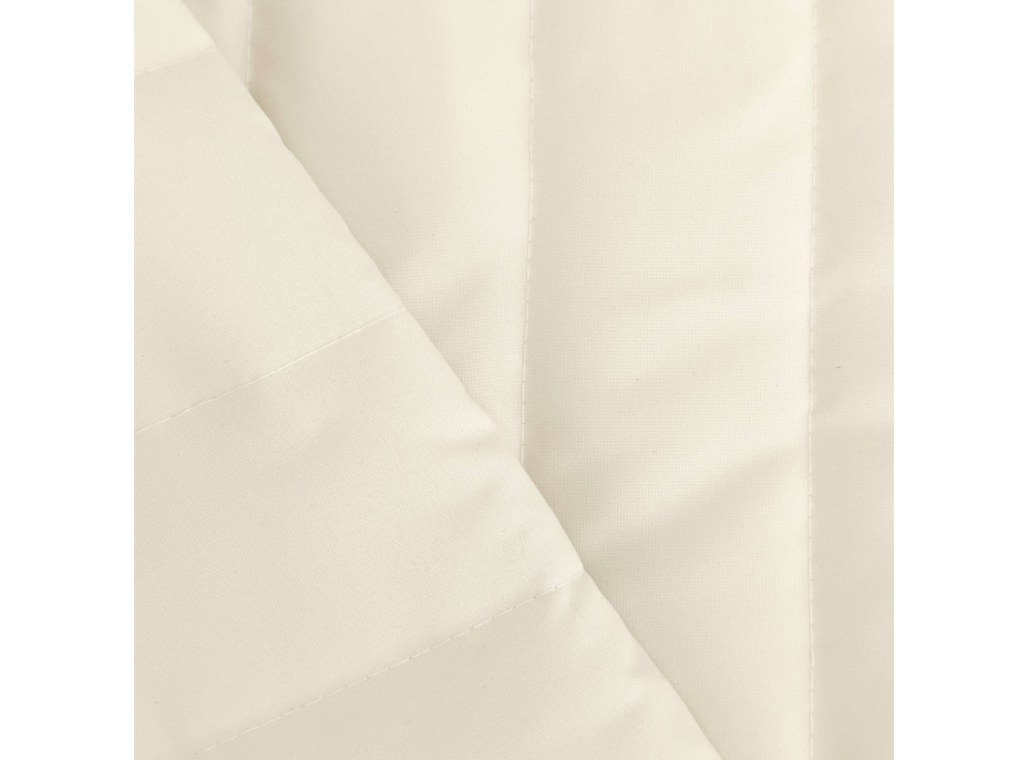 Závesná hojdacia sieť LUMO PREMIUM DUO prešívaná - 200x140 cm - ecru