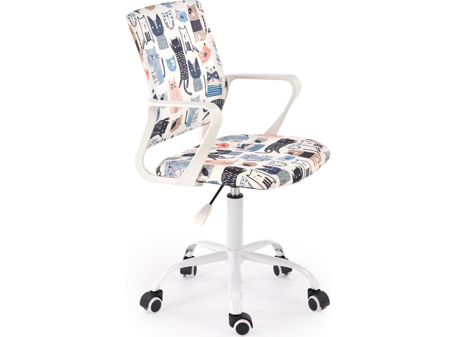 Detská otočná stolička ORIS - Mačičky