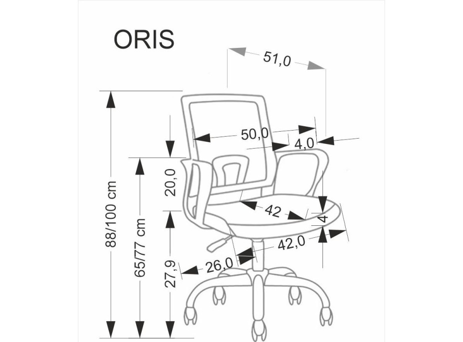Detská otočná stolička ORIS - Mačičky
