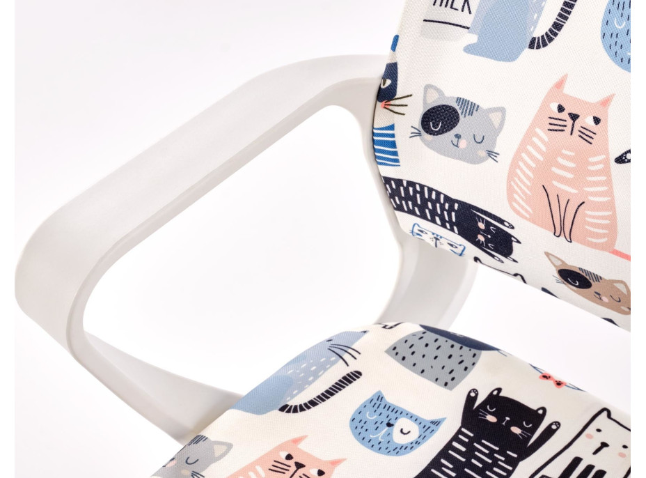 Detská otočná stolička ORIS - Mačičky