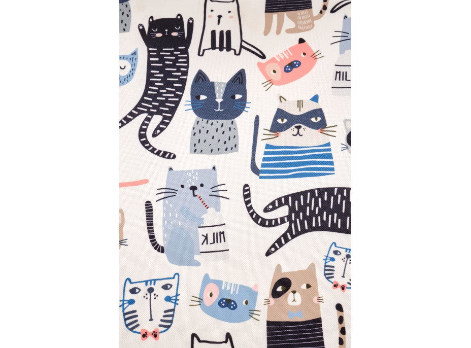 Detská otočná stolička ORIS - Mačičky