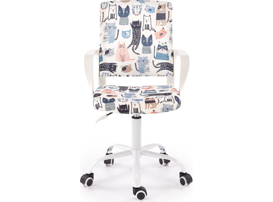 Detská otočná stolička ORIS - Mačičky