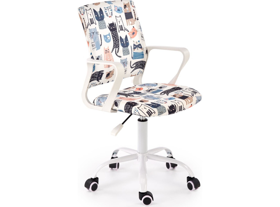 Detská otočná stolička ORIS - Mačičky