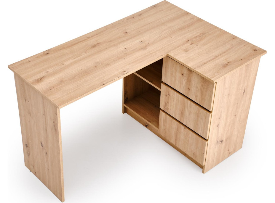 Písací stôl BEGA - dub artisan