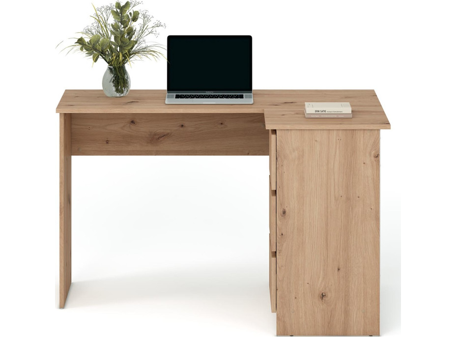 Písací stôl BEGA - dub artisan