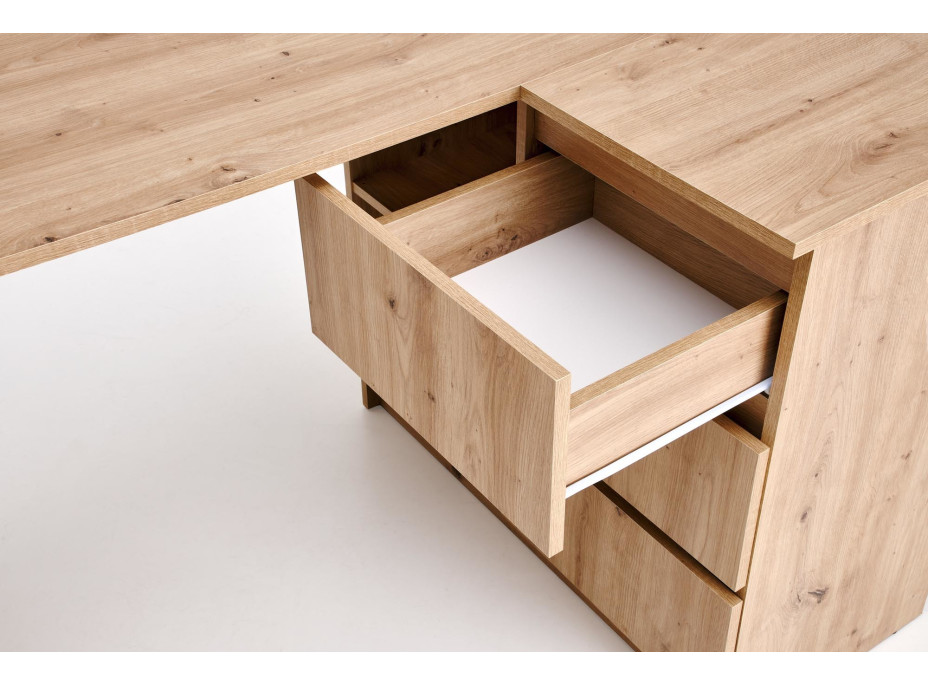 Písací stôl BEGA - dub artisan