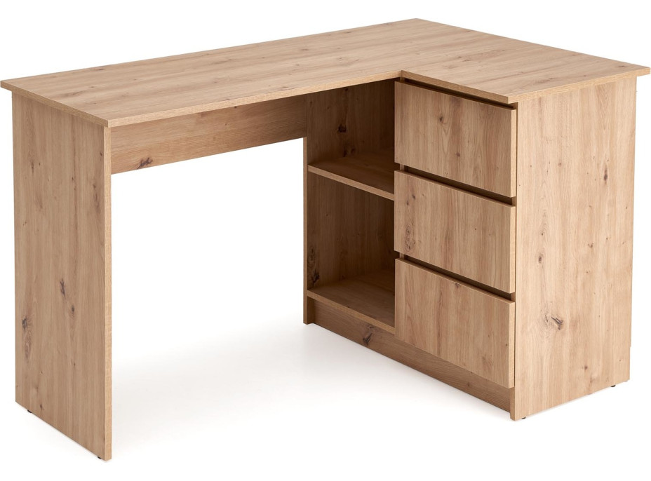 Písací stôl BEGA - dub artisan