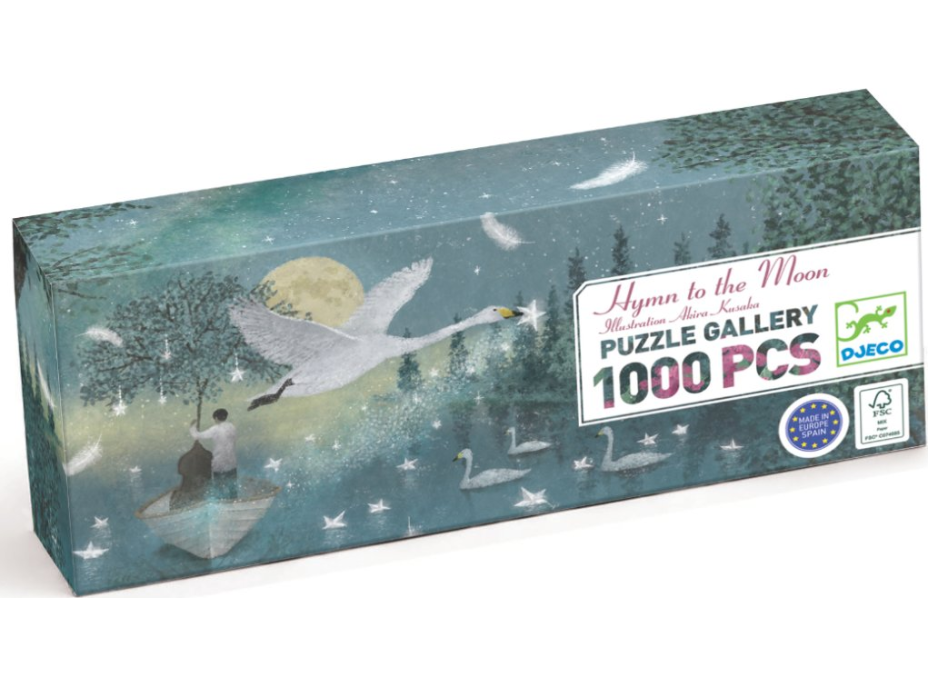 DJECO Panoramatické puzzle Óda na Mesiac 1000 dielikov