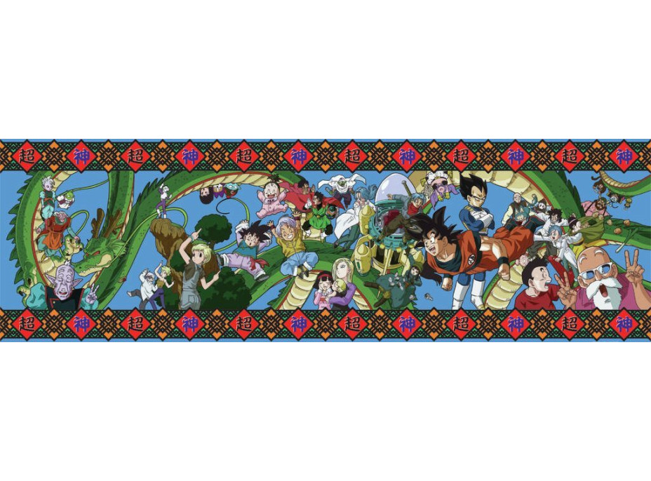 CLEMENTONI Panoramatické puzzle Dragon Ball 1000 dielikov