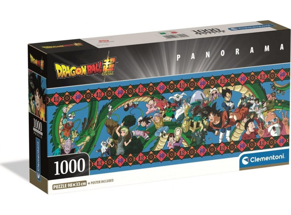 CLEMENTONI Panoramatické puzzle Dragon Ball 1000 dielikov