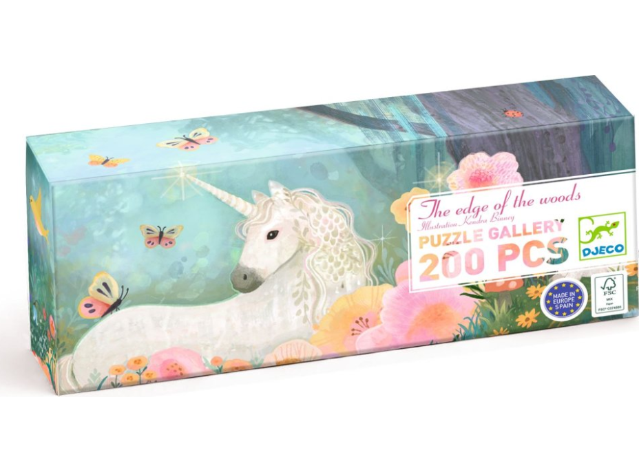 DJECO Panoramatické puzzle Rozprávkový les 200 dielikov