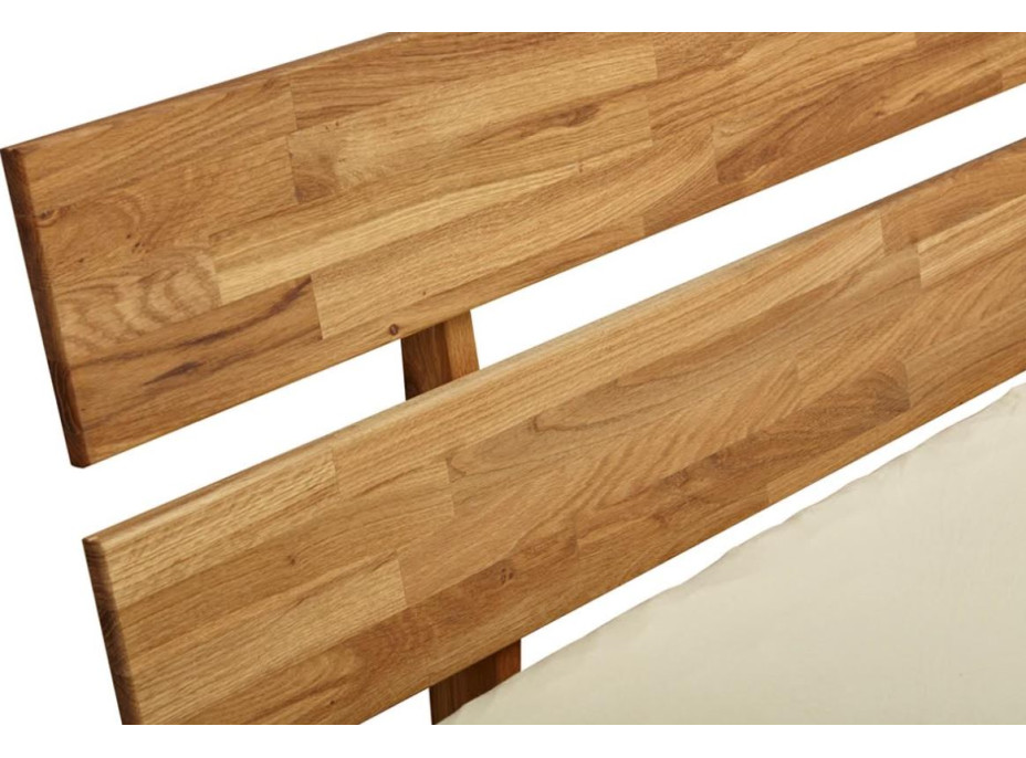Posteľ z masívu duba cink FRED CUBE so šuplíkmi 200x160 cm