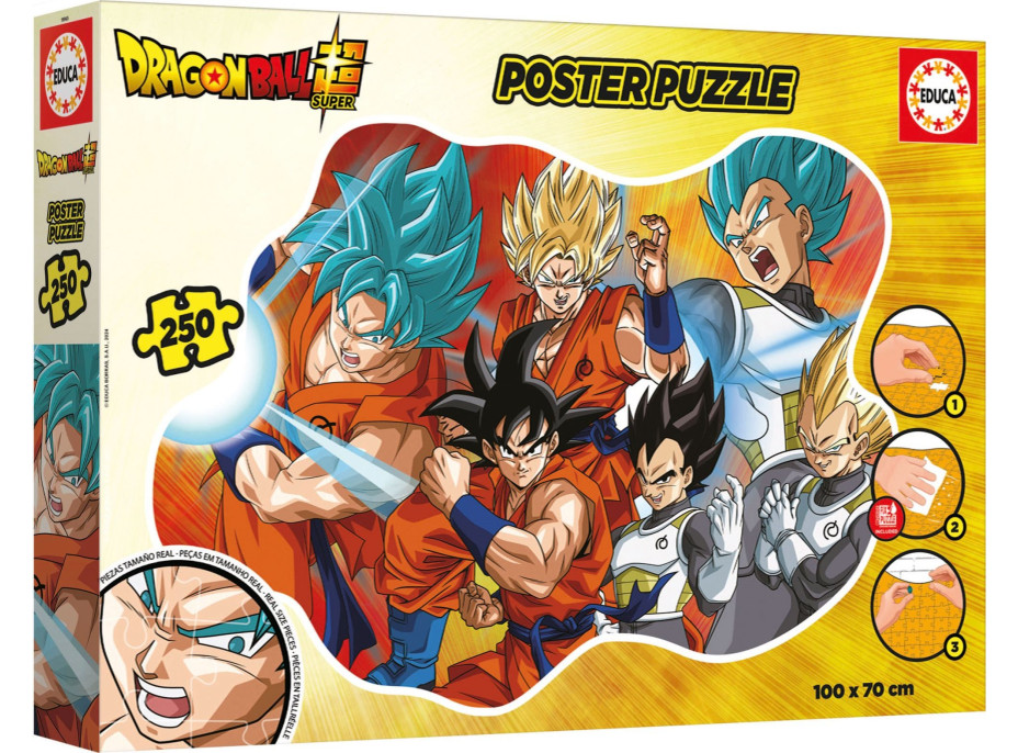 EDUCA Poster puzzle Dragon Ball 250 dielikov