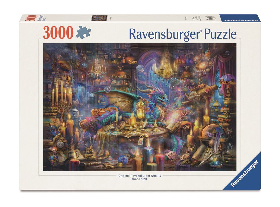 RAVENSBURGER Puzzle Kúzelná knižnica 3000 dielikov
