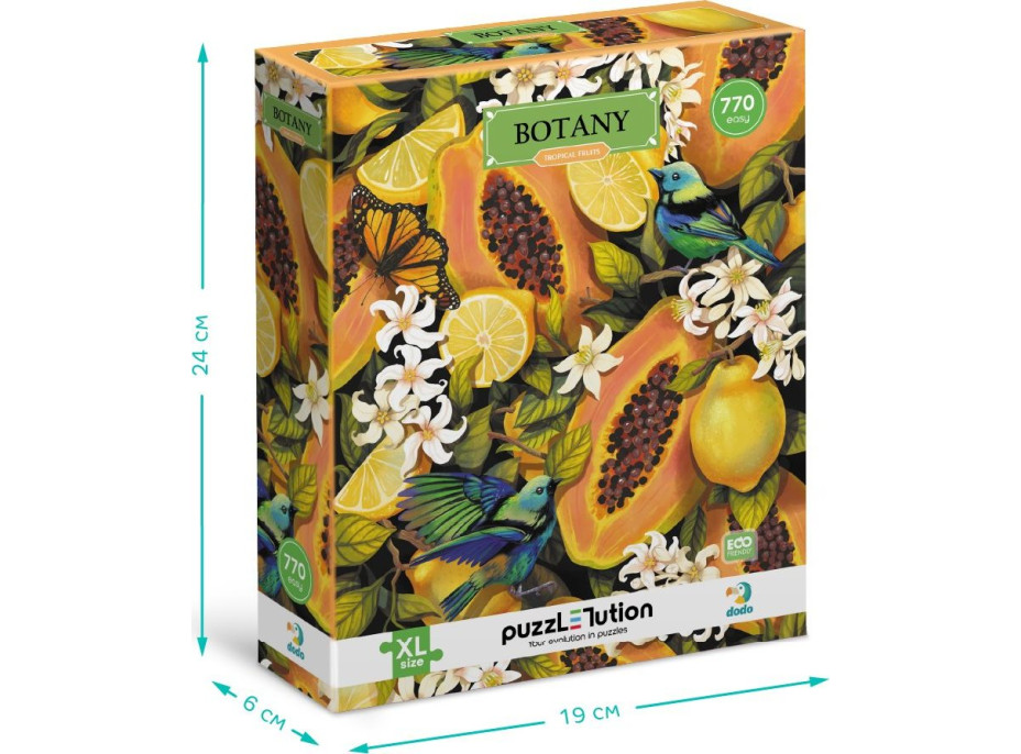 DODO Puzzle Botany: Tropické ovocie 770 dielikov