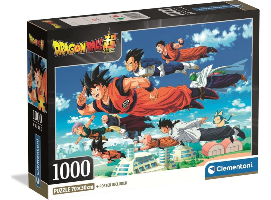 CLEMENTONI Puzzle Dragon Ball: Prelet 1000 dielikov
