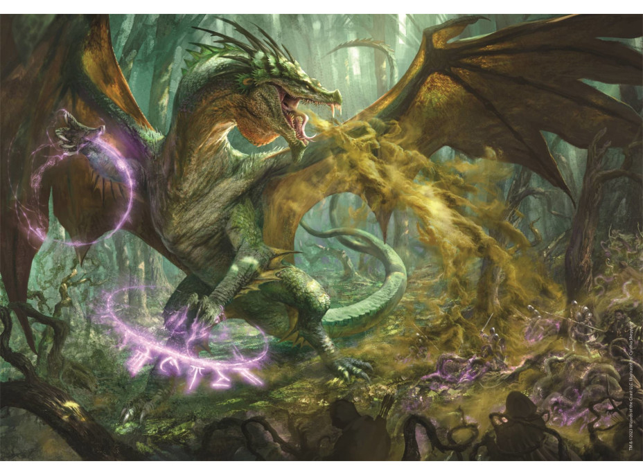 CLEMENTONI Puzzle Dungerons&Dragons: Drak 1000 dielikov