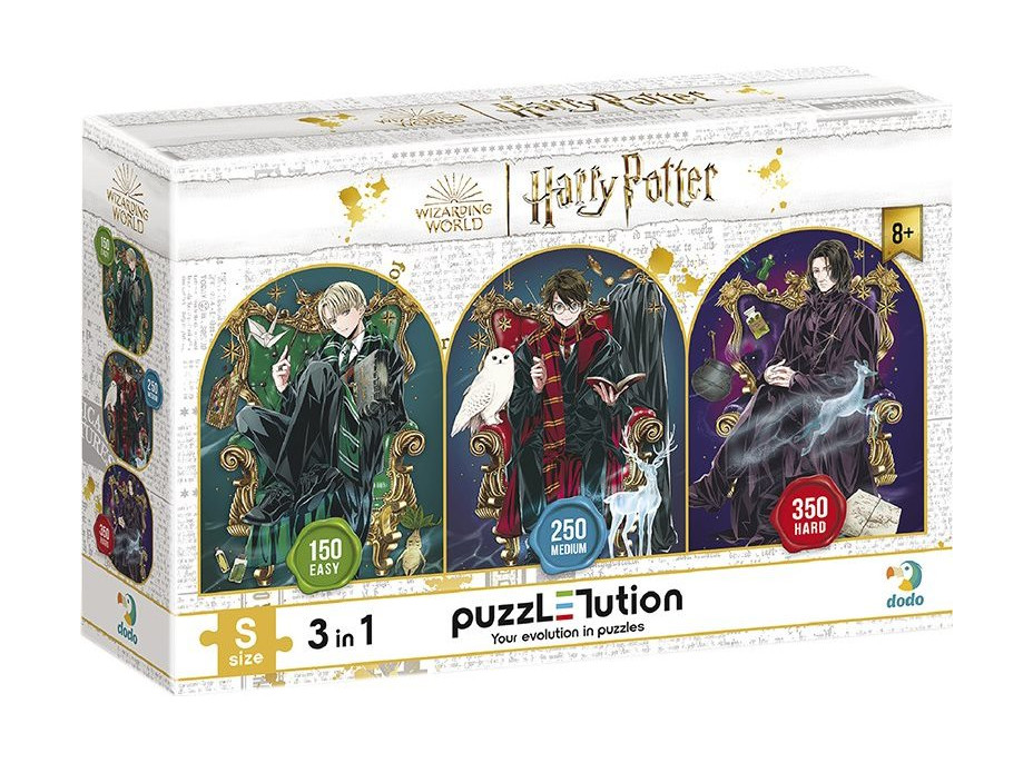 DODO Puzzle Harry Potter: Draco, Harry a Snape 150, 250 a 350 dielikov