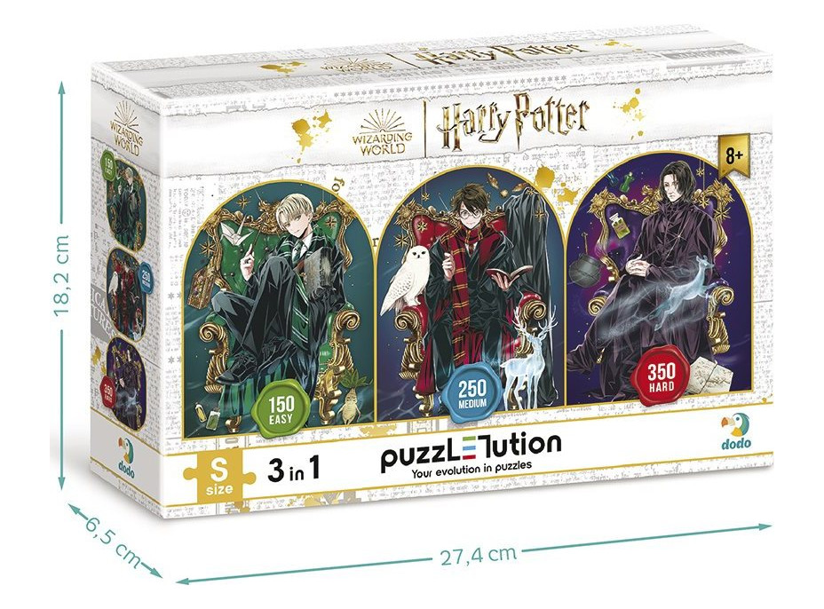 DODO Puzzle Harry Potter: Draco, Harry a Snape 150, 250 a 350 dielikov