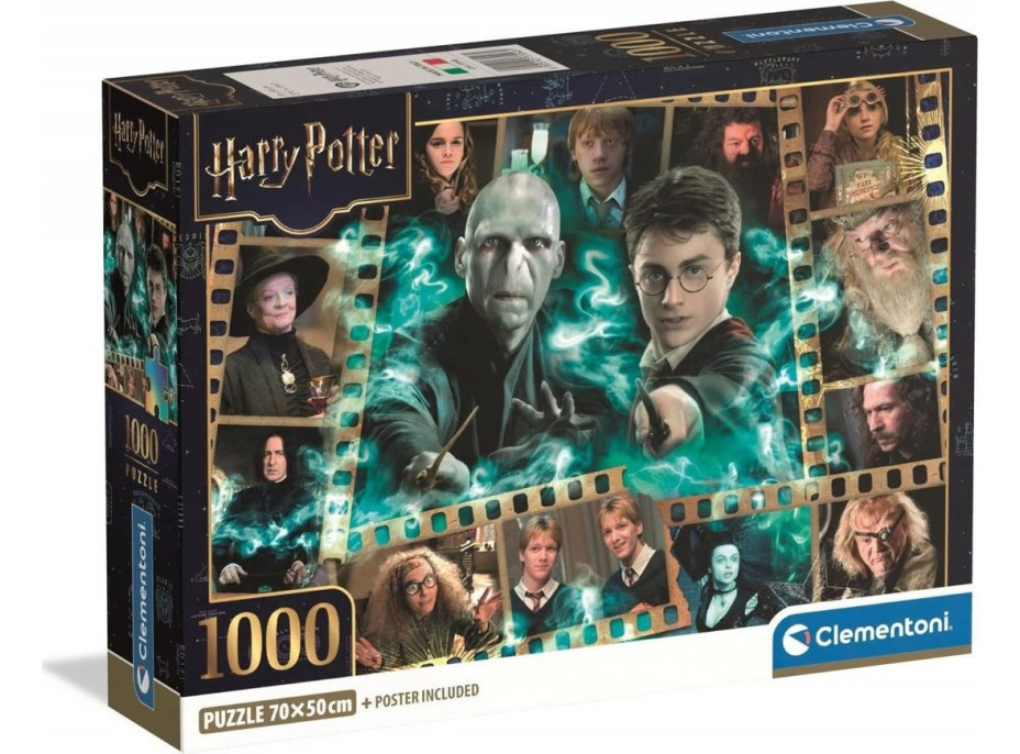 CLEMENTONI Puzzle Harry Potter: Obľúbené postavy 1000 dielikov