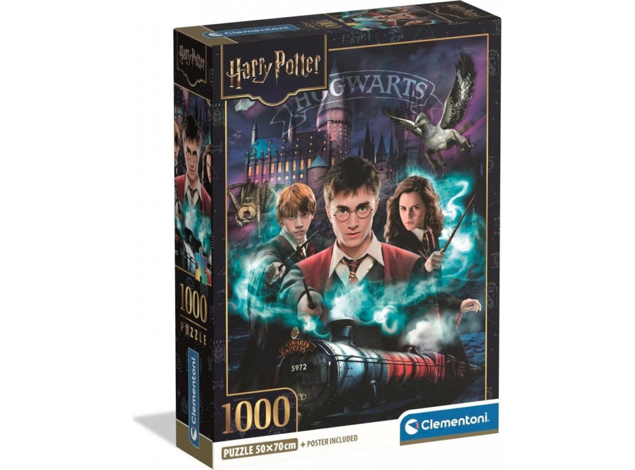 CLEMENTONI Puzzle Harry Potter: Vitajte na Rokforte 1000 dielikov