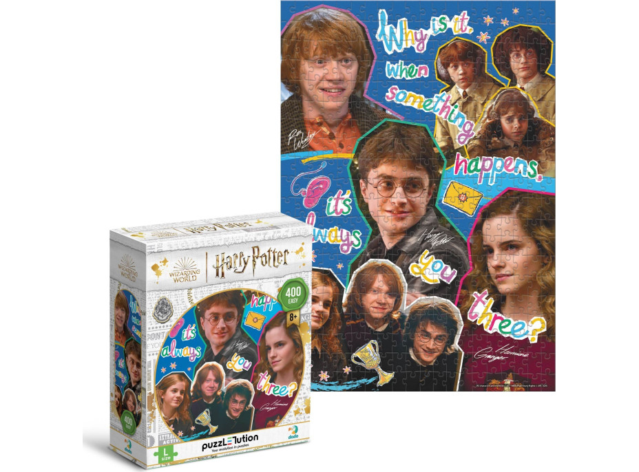 DODO Puzzle Harry Potter: Vždy tieto tri 400 dielikov