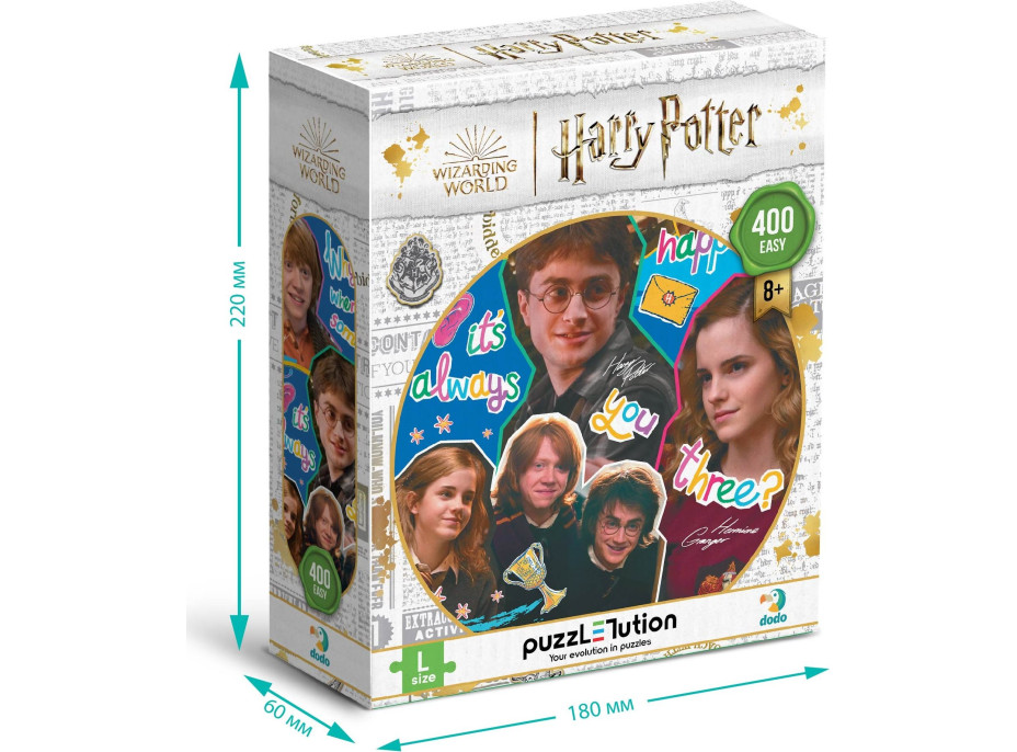 DODO Puzzle Harry Potter: Vždy tieto tri 400 dielikov