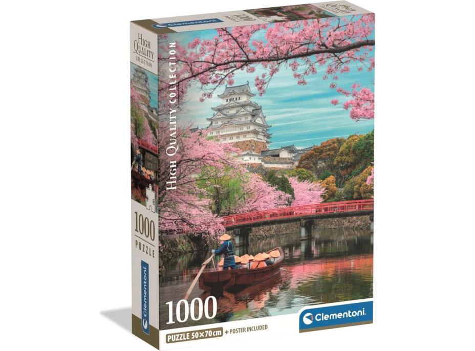 CLEMENTONI Puzzle Hrad Himeji na jar 1000 dielikov