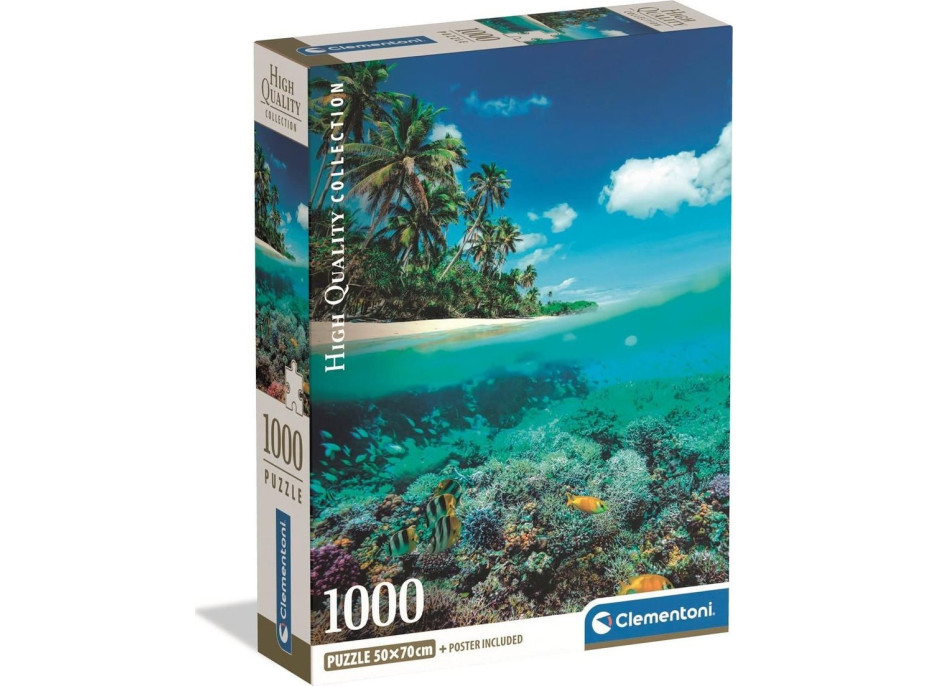 CLEMENTONI Puzzle Letný raj 1000 dielikov