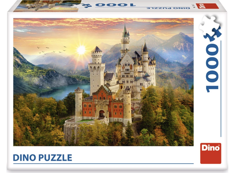 DINO Puzzle Maľovaný Neuswanstein 1000 dielikov