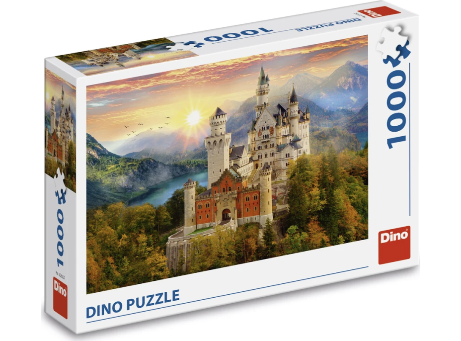 DINO Puzzle Maľovaný Neuswanstein 1000 dielikov