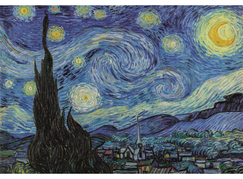 CLEMENTONI Puzzle Museum Collection: Hviezdna noc 1000 dielikov