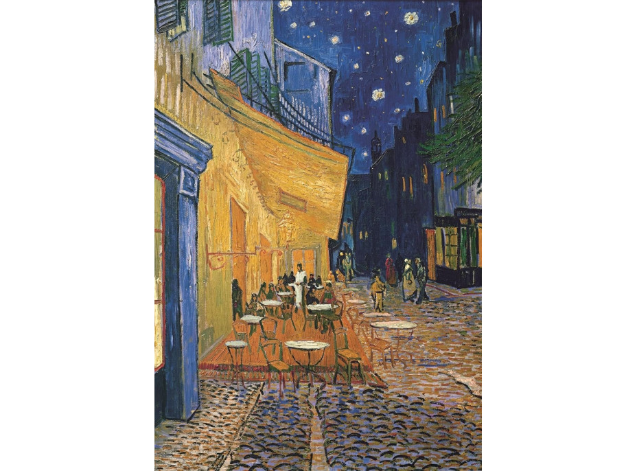 CLEMENTONI Puzzle Museum Collection: Terasa kaviarne v noci 1000 dielikov