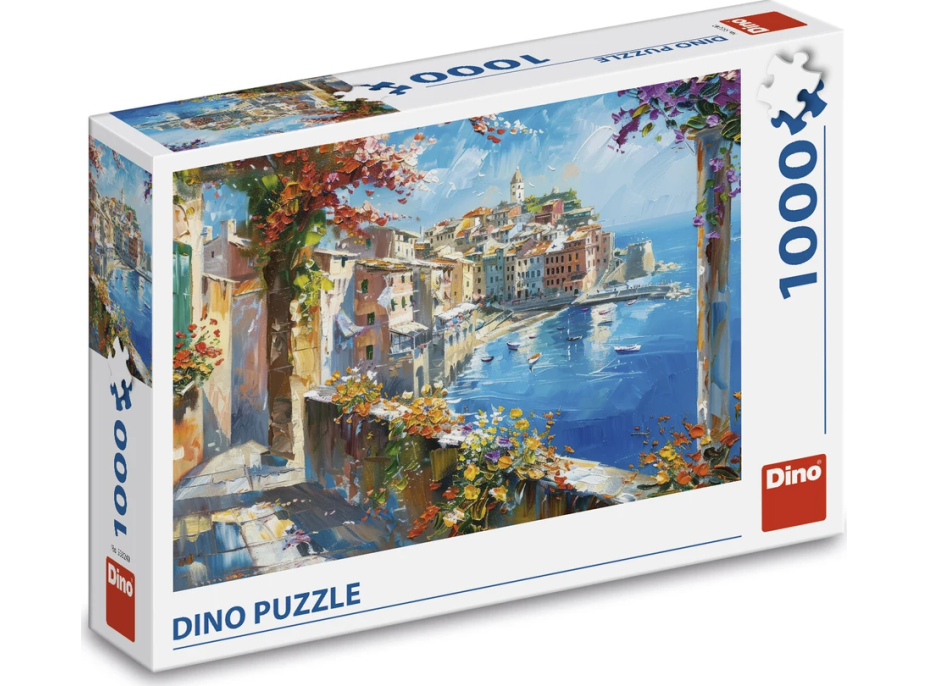 DINO Puzzle Stredomorské mestečko 1000 dielikov