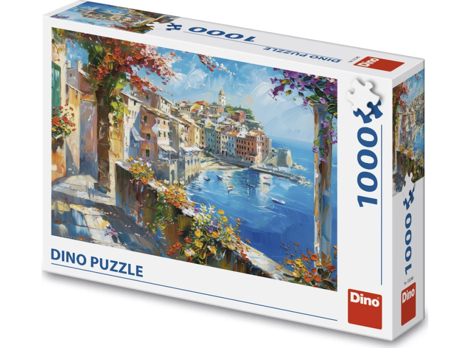 DINO Puzzle Stredomorské mestečko 1000 dielikov