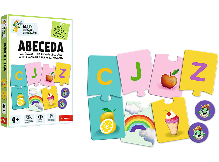 TREFL Vzdelávacia hra Malý objaviteľ: Abeceda