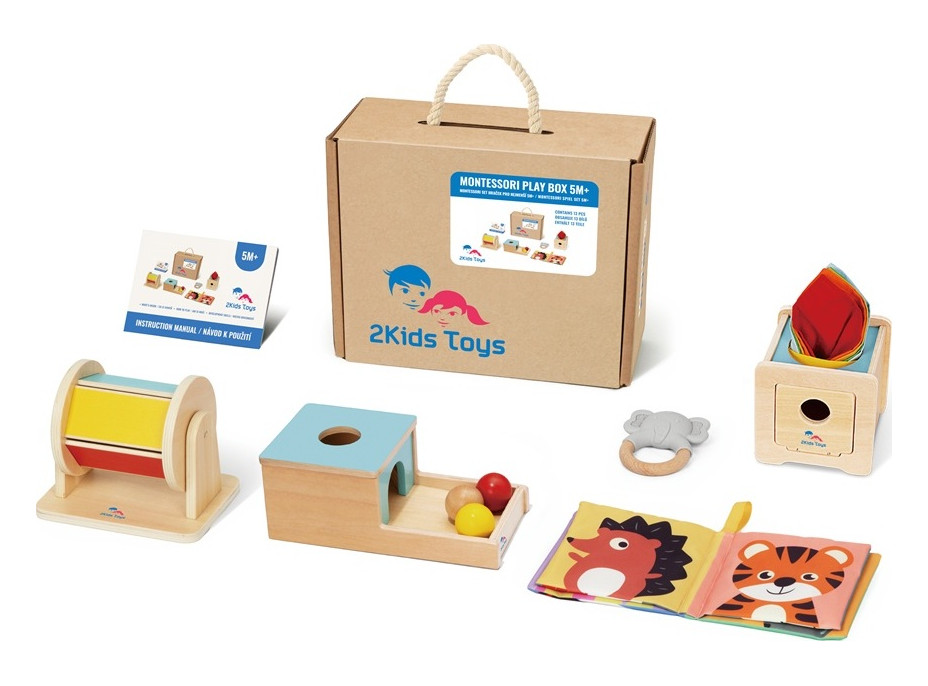 2Kids Toys Montessori set hračiek pre najmenších 5m+