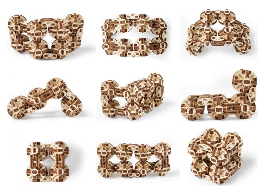 UGEARS 3D puzzle Flexi-kubus 2.0; 144 dielikov