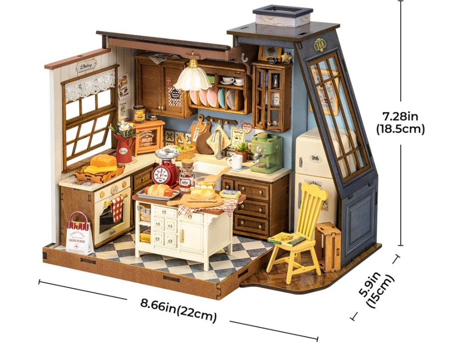 RoboTime Miniatúra domčeka Kuchyňa plná vôní