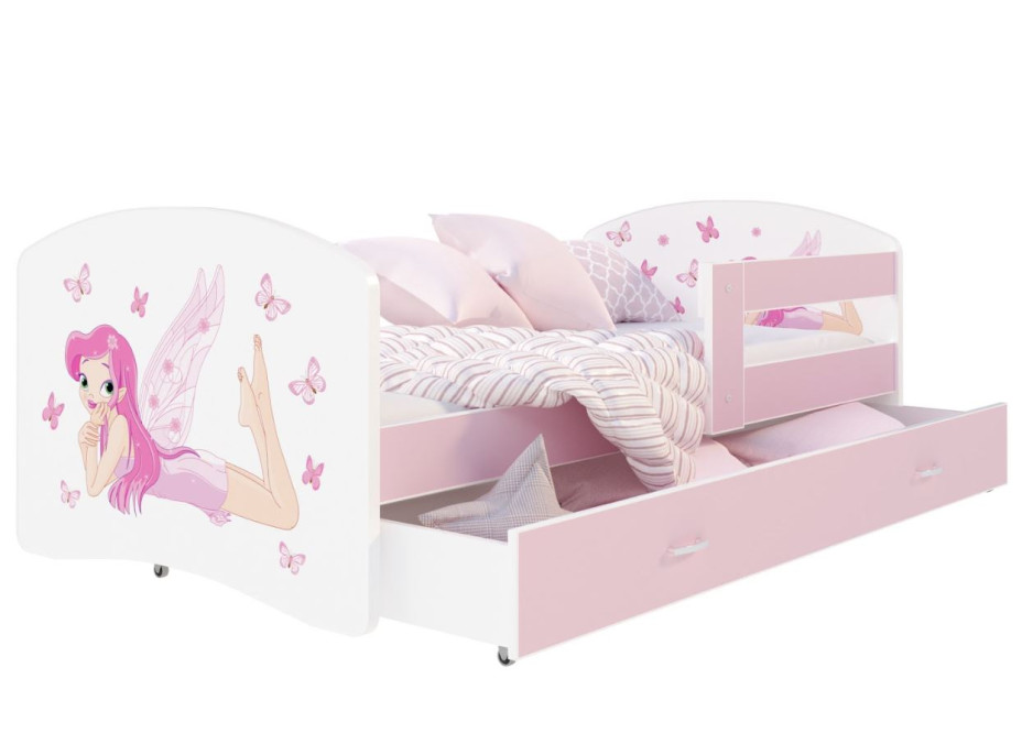 Detská posteľ LUCY so šuplíkom - 160x80 cm - VÍLA