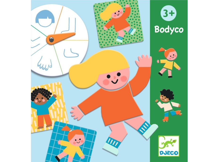 DJECO Hra na rozpoznávanie častí tela Bodyco
