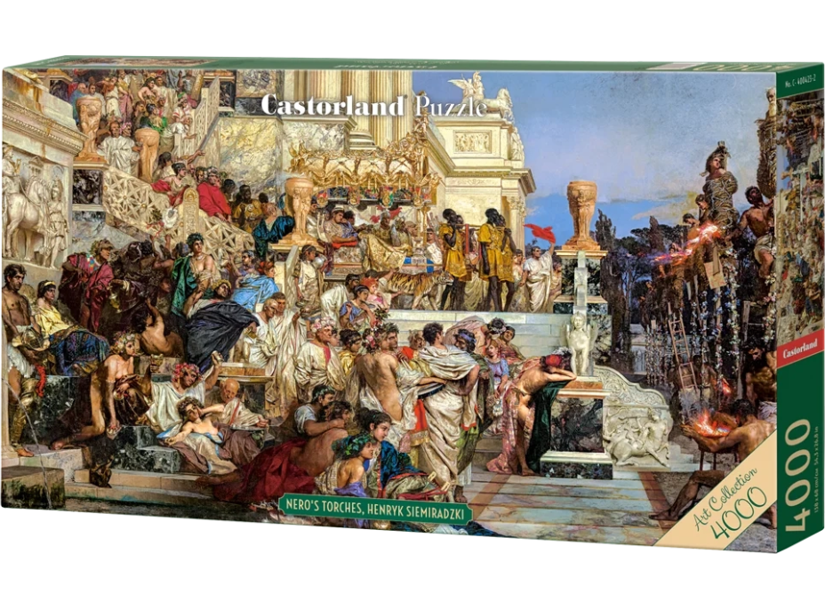 CASTORLAND Puzzle Art Collection: Nerónovej pochodne 4000 dielikov