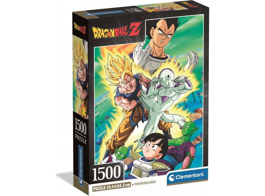 CLEMENTONI Puzzle Dragon Ball Z: Sila 1500 dielikov