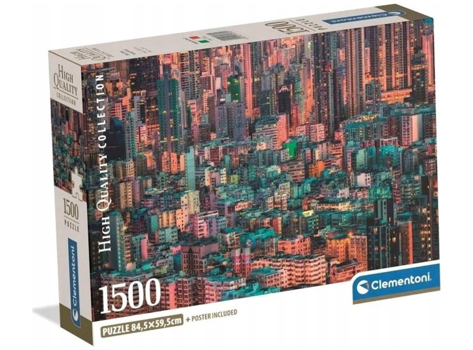 CLEMENTONI Puzzle Hongkong 1500 dielikov