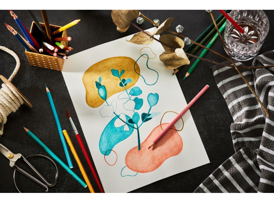 STABILO Súprava pasteliek Aquacolor Arty 24ks